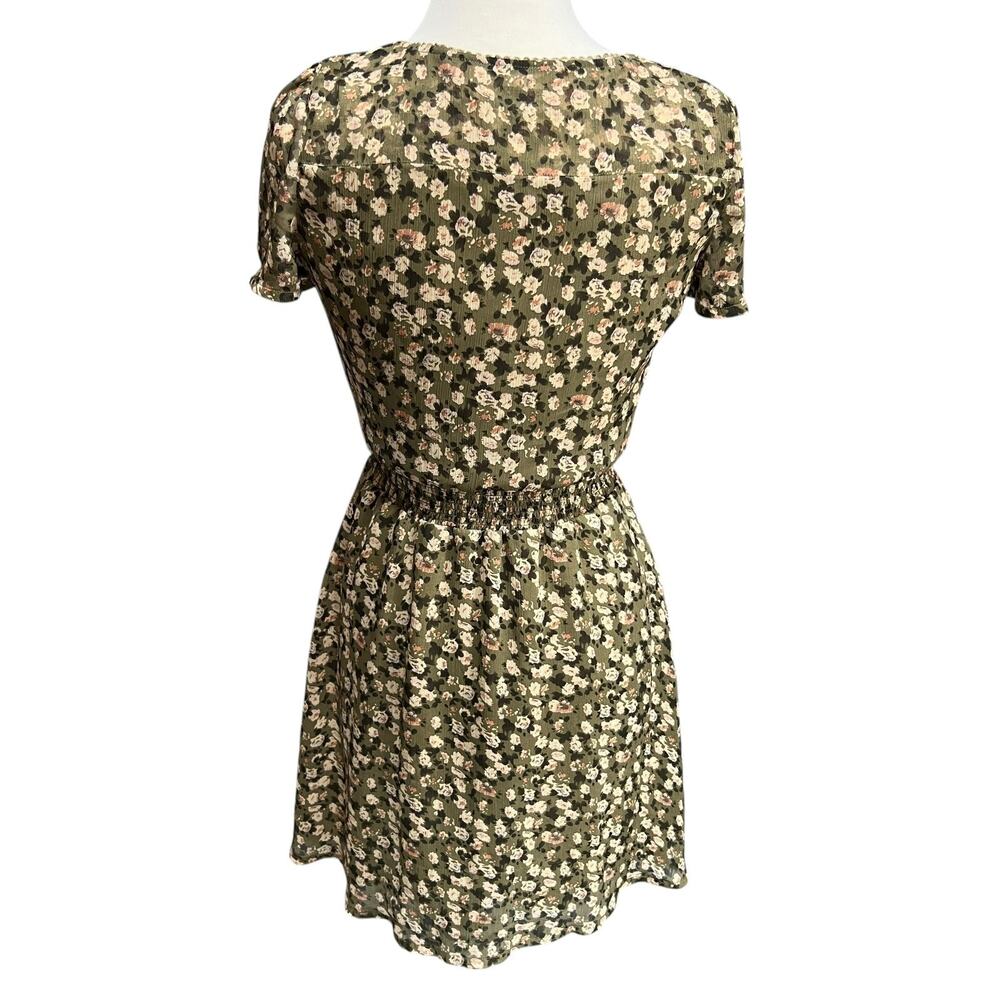 VTG ESPRIT Womens Floral Dress Sz 6 Cottage Retro Coquette Button Front 90s Y2K - Picture 6 of 16